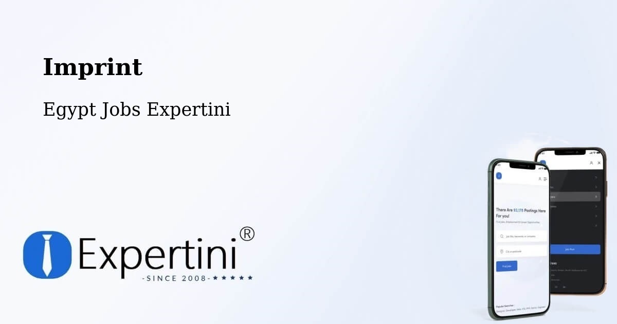 Imprint – Bilbeis - Egypt Jobs Expertini