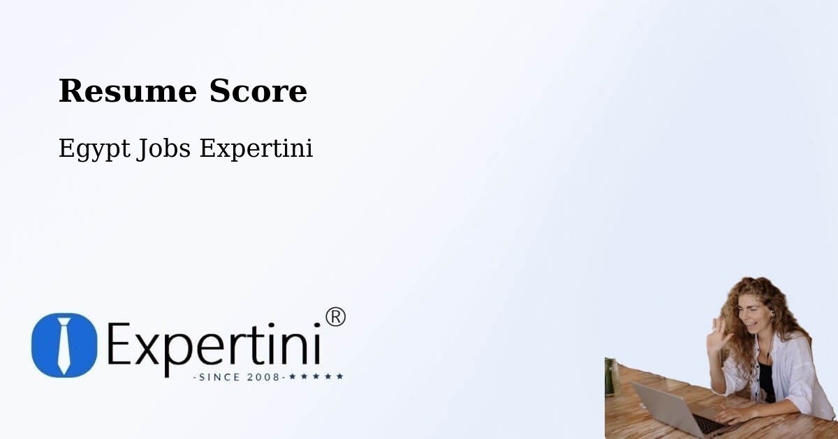 Resume Score & Job Description Match Tool – Bilbeis - Egypt Jobs Expertini